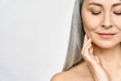 Facial plastic surgery woman